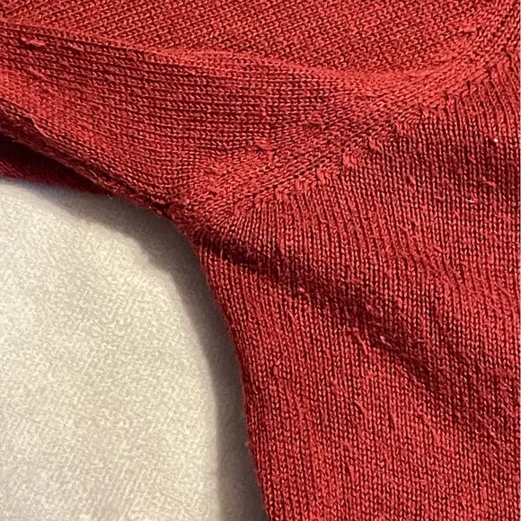 ModCloth women’s size Medium red lightweight cardigan - Picture 6 of 7